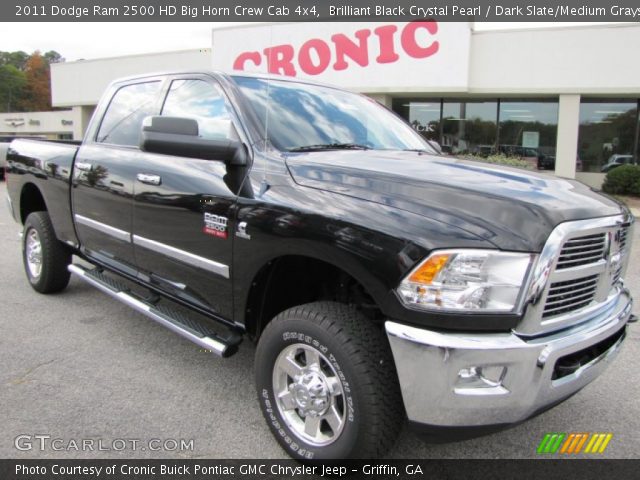 2011 Dodge Ram 2500 HD Big Horn Crew Cab 4x4 in Brilliant Black Crystal Pearl