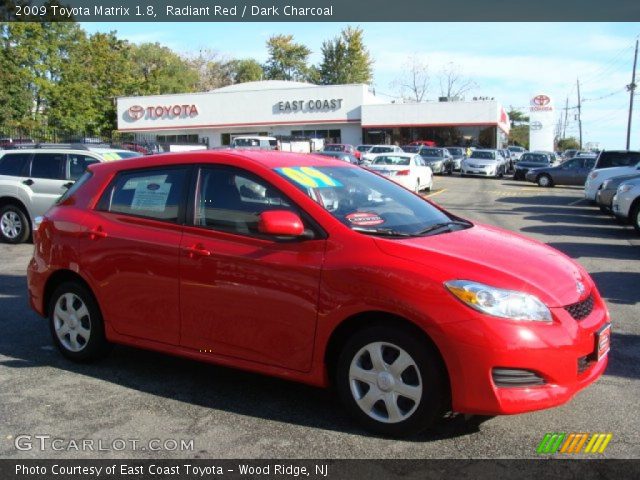 2009 Toyota Matrix 1.8 in Radiant Red