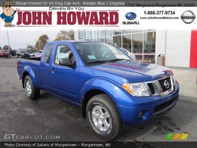 2012 Nissan Frontier SV V6 King Cab 4x4 in Metallic Blue