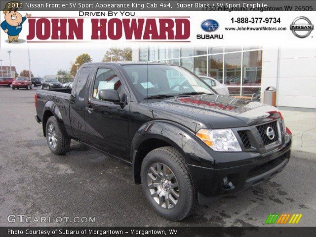 2012 Nissan Frontier SV Sport Appearance King Cab 4x4 in Super Black