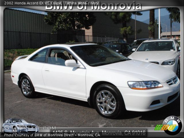 2002 Honda Accord EX V6 Coupe in Taffeta White