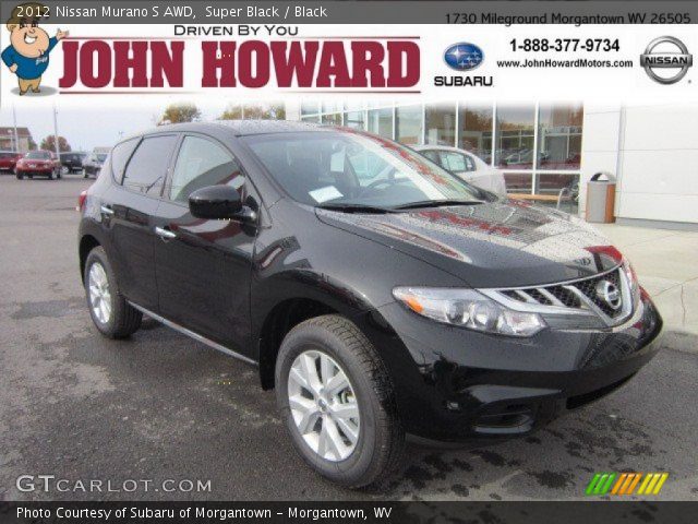 2012 Nissan Murano S AWD in Super Black