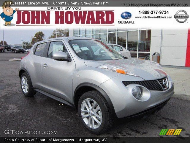 2011 Nissan Juke SV AWD in Chrome Silver