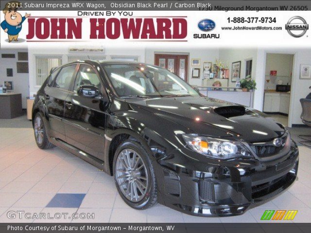 2011 Subaru Impreza WRX Wagon in Obsidian Black Pearl