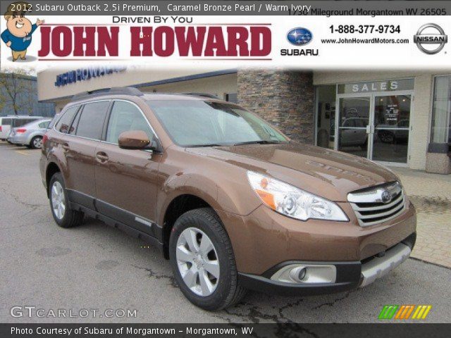 2012 Subaru Outback 2.5i Premium in Caramel Bronze Pearl