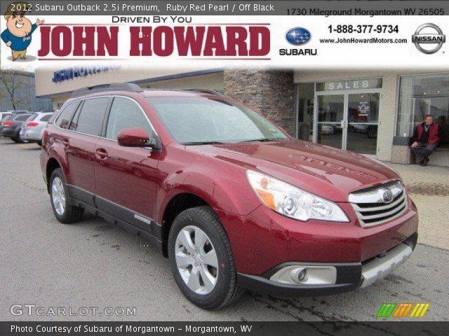 2012 Subaru Outback 2.5i Premium in Ruby Red Pearl