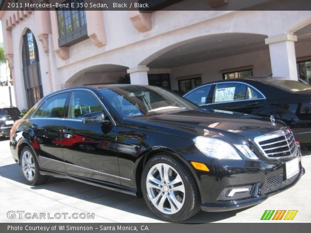 2011 Mercedes-Benz E 350 Sedan in Black