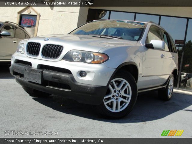 2004 BMW X5 3.0i in Titanium Silver Metallic