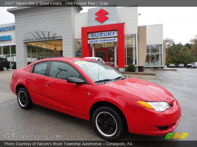 2007 Saturn ION 2 Quad Coupe in Chili Pepper Red