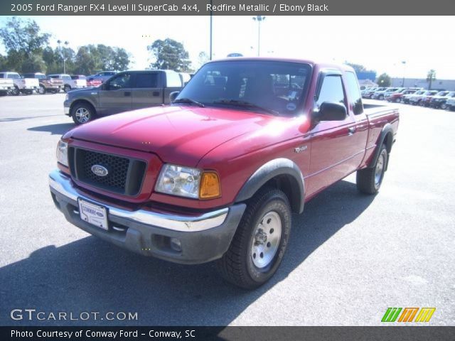 2005 Ford Ranger FX4 Level II SuperCab 4x4 in Redfire Metallic