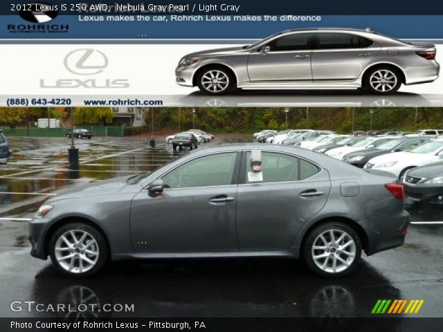 2012 Lexus IS 250 AWD in Nebula Gray Pearl