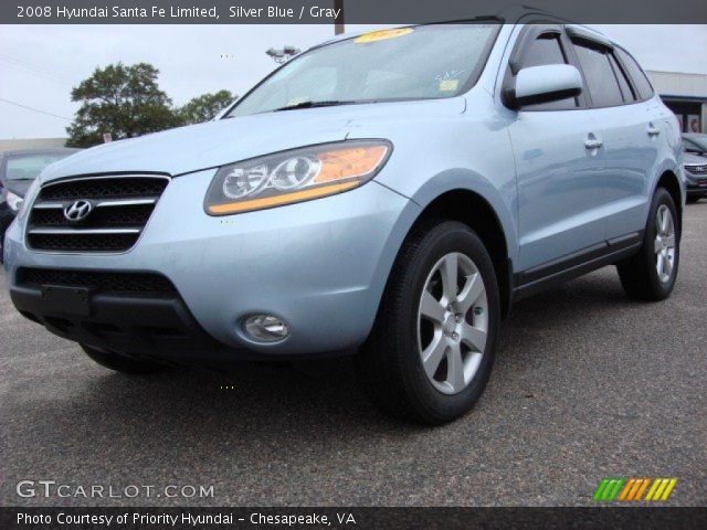 2008 Hyundai Santa Fe Limited in Silver Blue