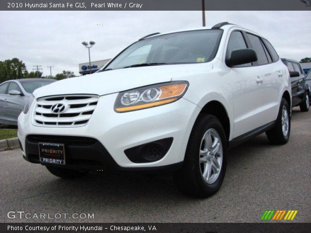 2010 Hyundai Santa Fe GLS in Pearl White