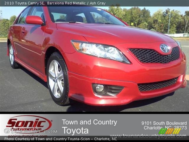2010 Toyota Camry SE in Barcelona Red Metallic