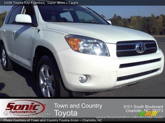 2008 Toyota RAV4 Limited in Super White