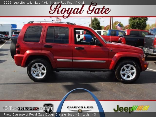 2006 Jeep Liberty Limited 4x4 in Inferno Red Pearl