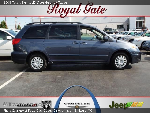 2008 Toyota Sienna LE in Slate Metallic