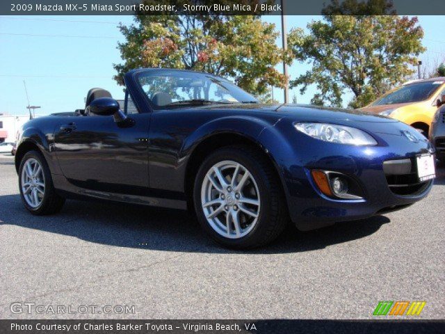 2009 Mazda MX-5 Miata Sport Roadster in Stormy Blue Mica