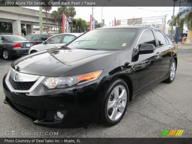 2009 Acura TSX Sedan in Crystal Black Pearl