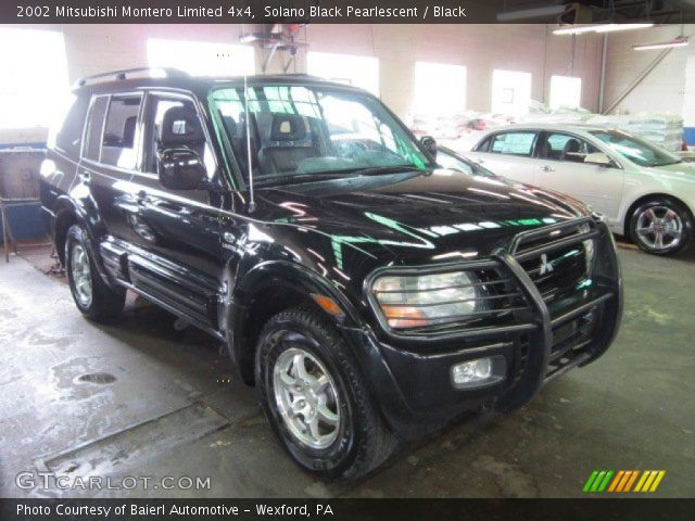 2002 Mitsubishi Montero Limited 4x4 in Solano Black Pearlescent