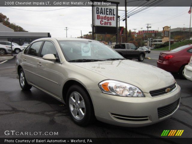 2008 Chevrolet Impala LT in Gold Mist Metallic