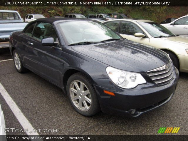 2008 Chrysler Sebring Limited Convertible in Modern Blue Pearl