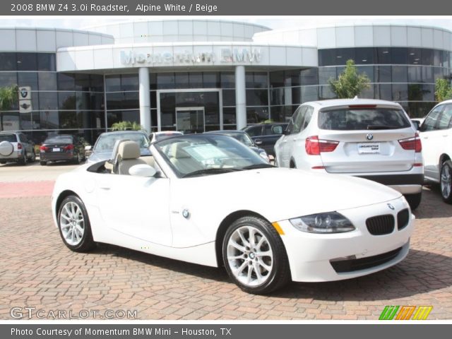 2008 BMW Z4 3.0i Roadster in Alpine White