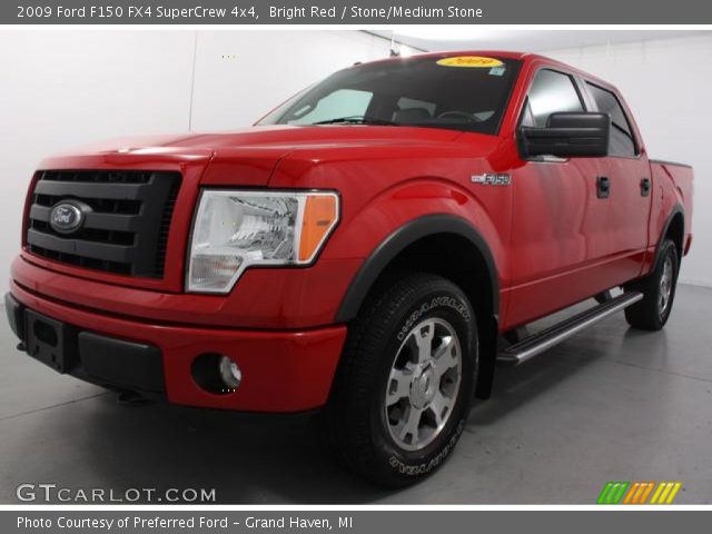 2009 Ford F150 FX4 SuperCrew 4x4 in Bright Red