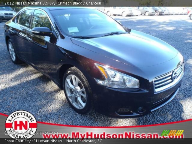 2012 Nissan Maxima 3.5 SV in Crimson Black