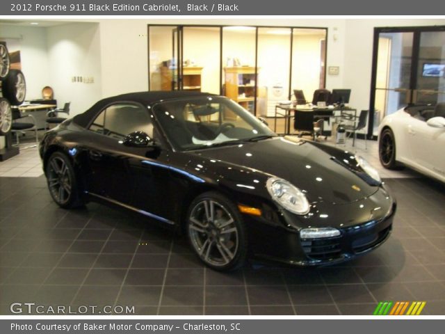 2012 Porsche 911 Black Edition Cabriolet in Black