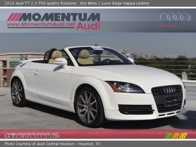 2010 Audi TT 2.0 TFSI quattro Roadster in Ibis White