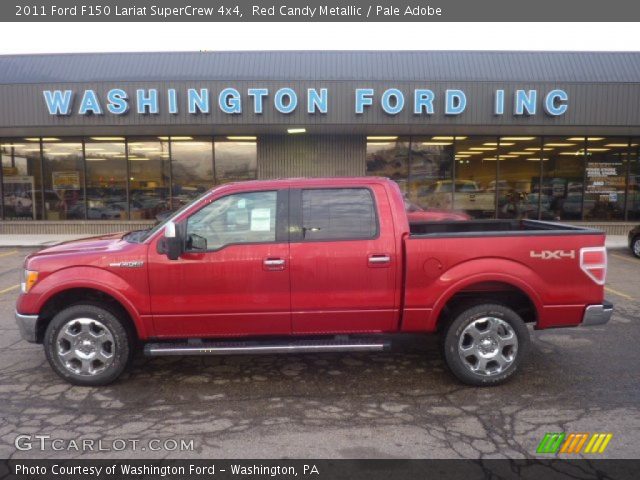 2011 Ford F150 Lariat SuperCrew 4x4 in Red Candy Metallic