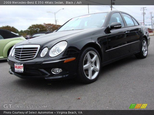 2009 Mercedes-Benz E 350 4Matic Sedan in Black