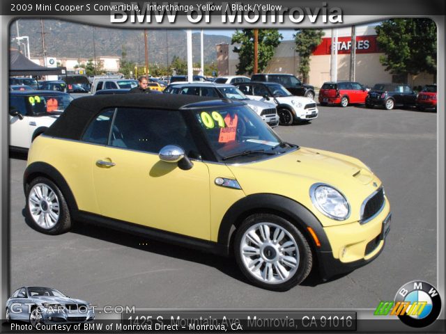 2009 Mini Cooper S Convertible in Interchange Yellow