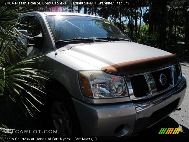 2004 Nissan Titan SE Crew Cab 4x4 in Radiant Silver
