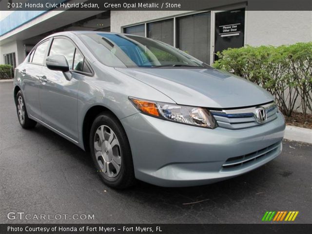 Honda civic hybrid green opal metallic #5