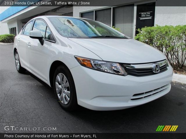 2012 Honda Civic LX Sedan in Taffeta White
