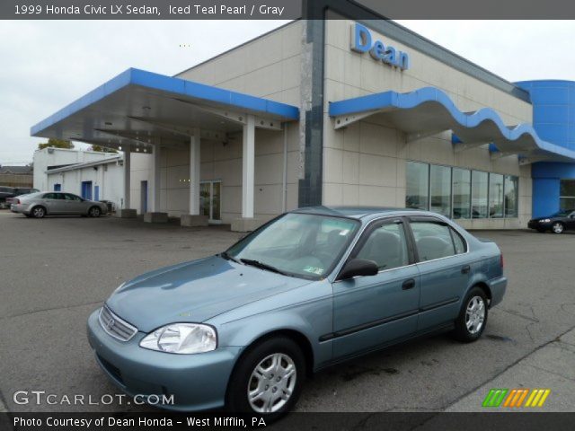 1999 Honda Civic LX Sedan in Iced Teal Pearl