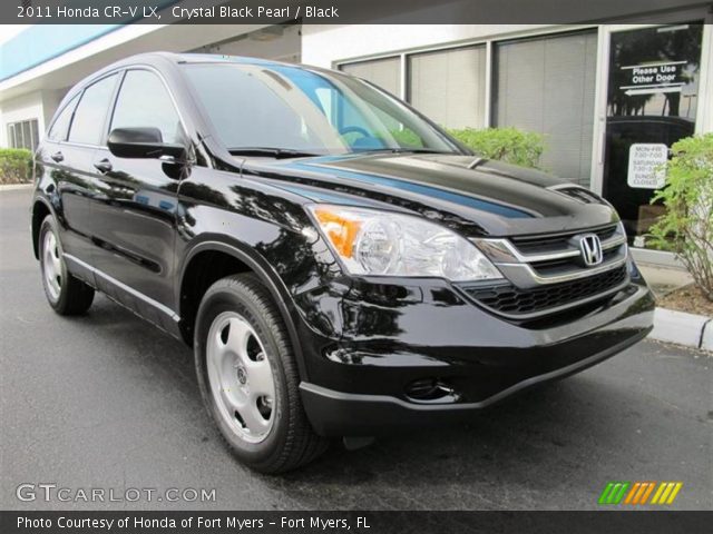 2011 Honda CR-V LX in Crystal Black Pearl