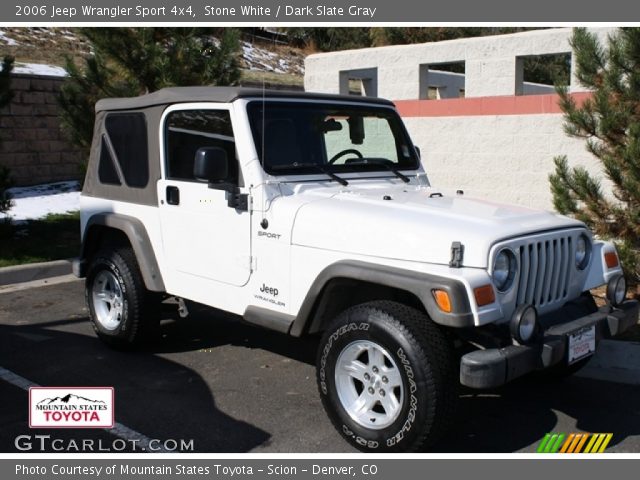 2006 Jeep Wrangler Sport 4x4 in Stone White