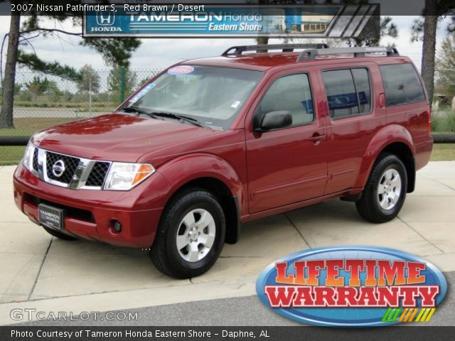 2007 Nissan Pathfinder S in Red Brawn
