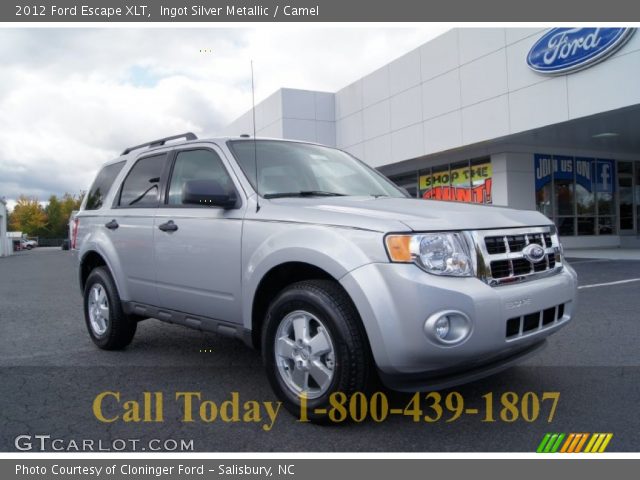 2012 Ford Escape XLT in Ingot Silver Metallic