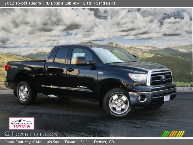 2012 Toyota Tundra TRD Double Cab 4x4 in Black