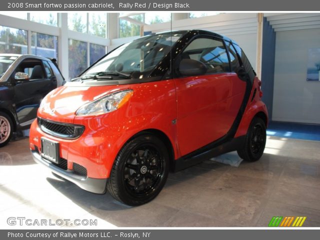 2008 Smart fortwo passion cabriolet in Rally Red