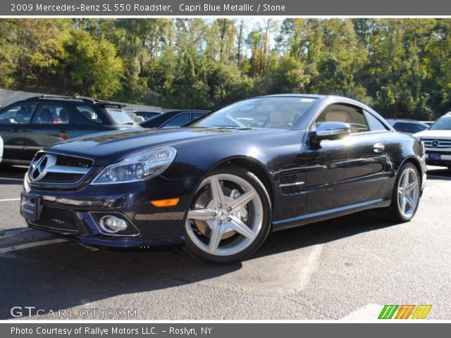 2009 Mercedes-Benz SL 550 Roadster in Capri Blue Metallic