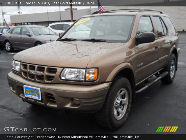 2002 Isuzu Rodeo LS 4WD in Star Gold Metallic