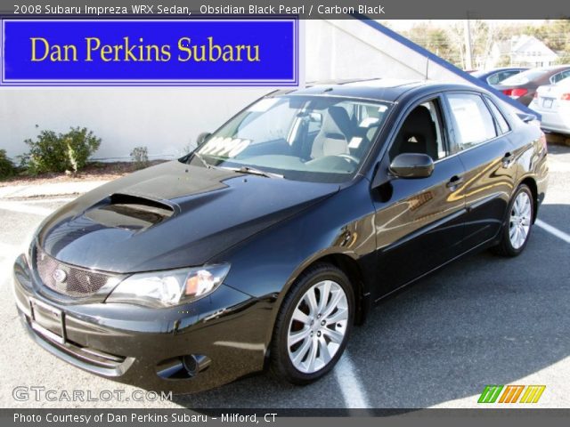 2008 Subaru Impreza WRX Sedan in Obsidian Black Pearl