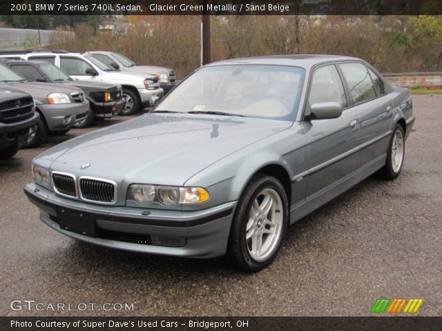 2001 BMW 7 Series 740iL Sedan in Glacier Green Metallic