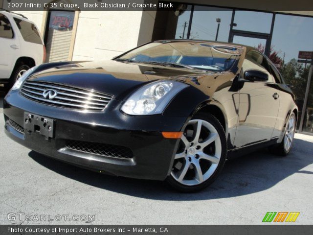2007 Infiniti G 35 Coupe in Black Obsidian