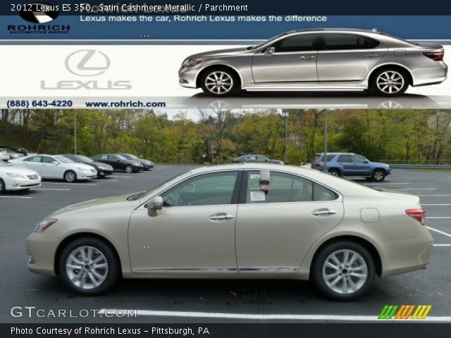 2012 Lexus ES 350 in Satin Cashmere Metallic